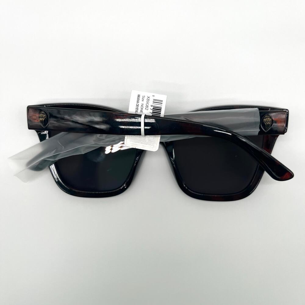 KURT GEIGER NWT Sunglasses, Cat Eye 53mm, Havana Crystal Purple Rainbow - Picture 14 of 15